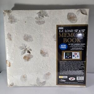 Pioneer EZ Load 12x12 Memory Book Scrapbook Mulberry Cover New